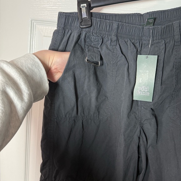Wild Fable Charcoal Wide-Leg Cargo Pants - Picture 8 of 8
